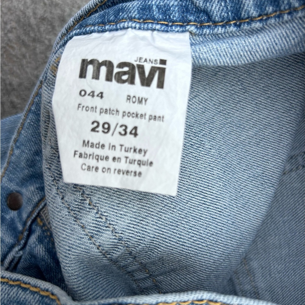 Mavi Blue Flare Wide Leg Jeans low cut boot bell bottom 29 - Picture 5 of 9